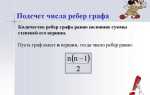 Как найти степень вершины графа