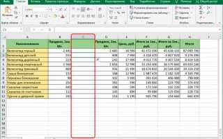 Как вытащить в столбце нужное наименование