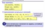 Как обнулить массив в си