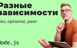 Как установить зависимости из package json