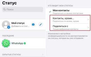 Что такое сведения в ватсапе в настройках приватности