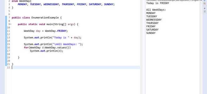 Enum java что это