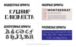 Какой выбрать шрифт в ворде для красивого текста