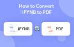 Как ipynb перевести в pdf