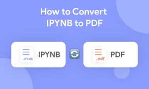Как ipynb перевести в pdf