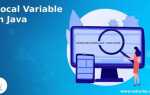 Reassigned local variable java что такое