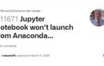 Почему не открывается jupiter notebook через anaconda
