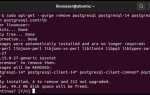 Как удалить postgresql linux