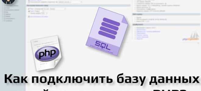 Как подключить phpmyadmin к сайту