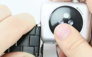 Mi watch lite как снять ремешок