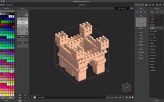 Как в magicavoxel сделать прозрачный блок