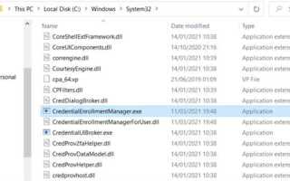 Credentialenrollmentmanagerusersvc что это за служба
