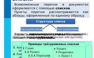 2 какой вид списков использовался в задание 1
