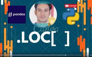 Loc pandas что делает