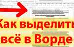 Как выделить маркером в ворде