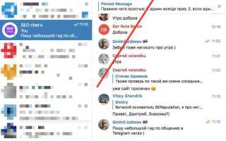 Chat admin required telegram что это