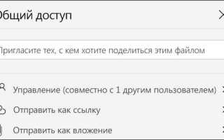 Как сделать общий доступ к файлу excel