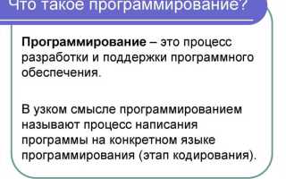 Что такое процесс в программировании