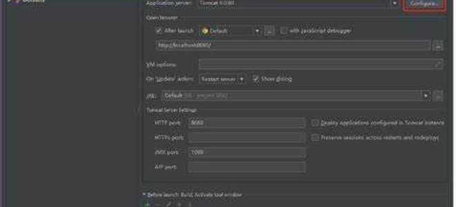 Как запустить tomcat в intellij idea