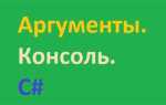 Как передать аргументы в main c
