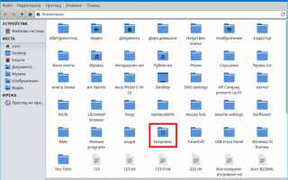 Linux как очистить содержимое папки