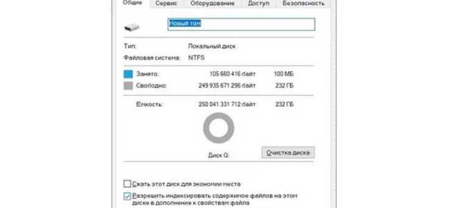 Как определить объем свободной памяти на носителе
