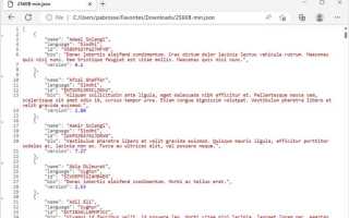 Как обработать json ответ js