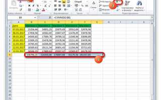 Как выделить весь столбец в excel