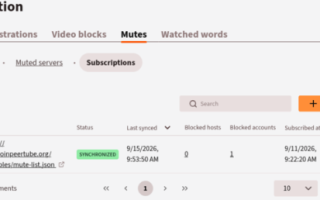 Релиз децентрализованной видеовещательной платформы PeerTube 8.3