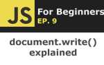 Document write javascript что это