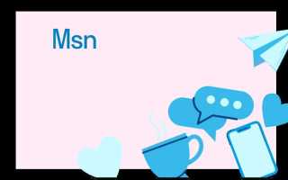 Msn что это за программа
