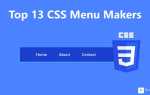 Как сделать горизонтальное меню в html