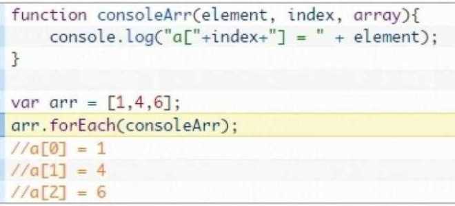 Как работает foreach js