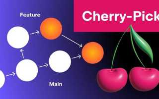 Cherry pick commit что это