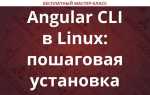 Angular cli что это