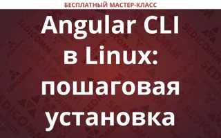 Angular cli что это