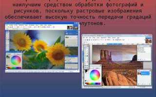 Для чего предназначен растровый графический редактор paint