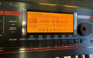 Необычный ремонт LCD Roland JUNO-G