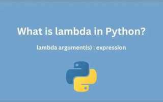 Lambda python что это