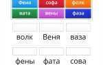 Слова которые отличаются одной буквой