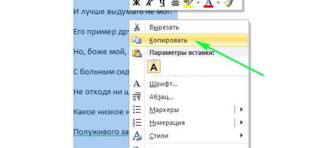Как скопировать весь текст сразу
