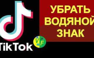 Бот который удаляет водяной знак тик ток