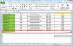 Как сдвинуть ячейки в excel вниз