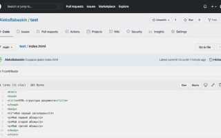 Как запустить проект на github