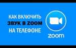 Как включить звук в зуме на телефоне