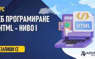Web программирование с чего начать