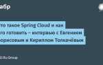 Spring cloud что это