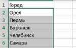Как сделать разворачивающийся список в excel