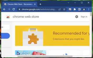 Chrome web store что это