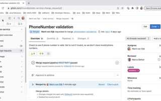 Gitlab merge request как сделать